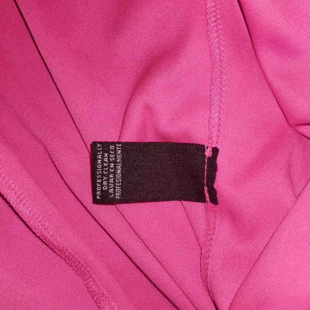 Leslie Fay Pink A line Dress || sz4 || EUC - Picture 9 of 14